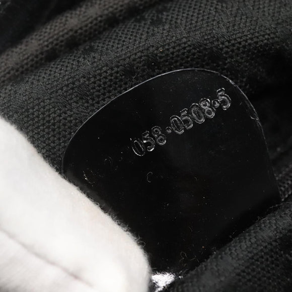 GUCCI Bamboo Hand Bag Nylon 2way Black Silver 002 2058 0508 5 Auth 138391