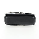 Miu Miu Chain Shoulder Bag Leather Black Silver Auth 138395V-5