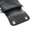 Miu Miu Chain Shoulder Bag Leather Black Silver Auth 138395V-23