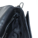 Miu Miu Chain Shoulder Bag Leather Black Silver Auth 138395V-25