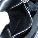 Miu Miu Chain Shoulder Bag Leather Black Silver Auth 138395V-28