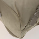 PRADA Backpack Nylon Ivory Silver Auth 138397-18