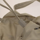 PRADA Backpack Nylon Ivory Silver Auth 138397-9