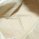 PRADA Backpack Nylon Ivory Silver Auth 138397-10