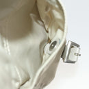 PRADA Backpack Nylon Ivory Silver Auth 138397-27