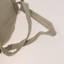 PRADA Backpack Nylon Ivory Silver Auth 138397-8