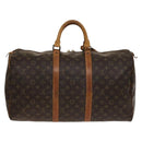 LOUIS VUITTON Monogram Keepall 50 Boston Bag M41426 LV Auth 138405-2