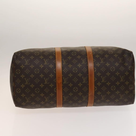 LOUIS VUITTON Monogram Keepall 50 Boston Bag M41426 LV Auth 138405
