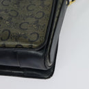 CELINE C Sulky Shoulder Bag PVC Navy Gold Auth 138407-13