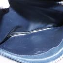 CELINE C Sulky Shoulder Bag PVC Navy Gold Auth 138407-20