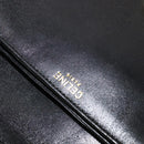 CELINE Shoulder Bag Leather Black Gold Auth 138409-16