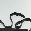 CELINE Shoulder Bag Leather Black Gold Auth 138409-8