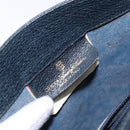 GUCCI GG Supreme Sherry Line Bag PVC Navy Gold Red 10 02 024 Auth 138412-16