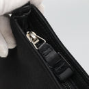 Salvatore Ferragamo Chain Vala Shoulder Bag Nylon Black Silver Auth 138415-10