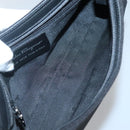 Salvatore Ferragamo Chain Vala Shoulder Bag Nylon Black Silver Auth 138415-11