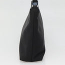 Salvatore Ferragamo Chain Vala Shoulder Bag Nylon Black Silver Auth 138415-4