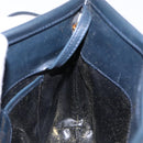 Salvatore Ferragamo Vala Shoulder Bag Leather Black Gold Auth 138416-18