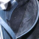 Salvatore Ferragamo Vala Shoulder Bag Leather Black Gold Auth 138416-11