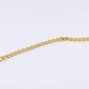 Salvatore Ferragamo Gancini Chain Shoulder Bag Leather Black Gold Auth 138417-8