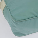 PRADA Shoulder Bag Nylon Light Blue Silver Auth 138419-15