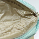 PRADA Shoulder Bag Nylon Light Blue Silver Auth 138419-19