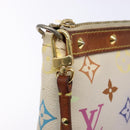 LOUIS VUITTON Monogram Multicolor Pochette Pouch White M92649 LV Auth 138420-18