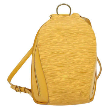 LOUIS VUITTON Epi Mabillon Backpack Yellow M52239 LV Auth 138422
