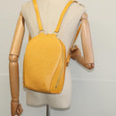 LOUIS VUITTON Epi Mabillon Backpack Yellow M52239 LV Auth 138422-22
