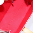 LOUIS VUITTON Monogram Vernis Reade PM Hand Bag Red Rouge M91088 LV Auth 138424-10