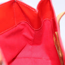 LOUIS VUITTON Monogram Vernis Reade PM Hand Bag Red Rouge M91088 LV Auth 138424-19