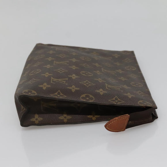 LOUIS VUITTON Monogram Poche Toilette 26 Pouch M47542 LV Auth 138426