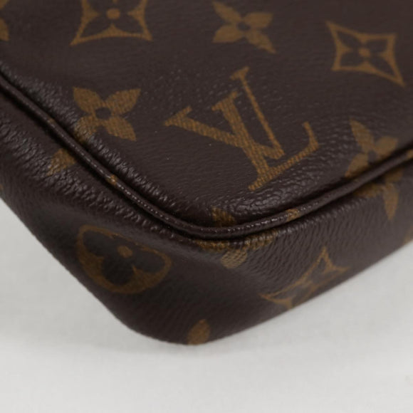 LOUIS VUITTON Monogram Pochette Accessoires Pouch M51980 LV Auth 138432V