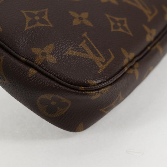 LOUIS VUITTON Monogram Pochette Accessoires Pouch M51980 LV Auth 138432V