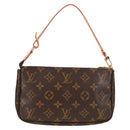 LOUIS VUITTON Monogram Pochette Accessoires Pouch M51980 LV Auth 138432V-3