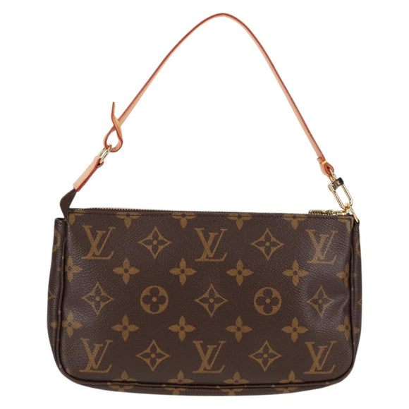 LOUIS VUITTON Monogram Pochette Accessoires Pouch M51980 LV Auth 138432V
