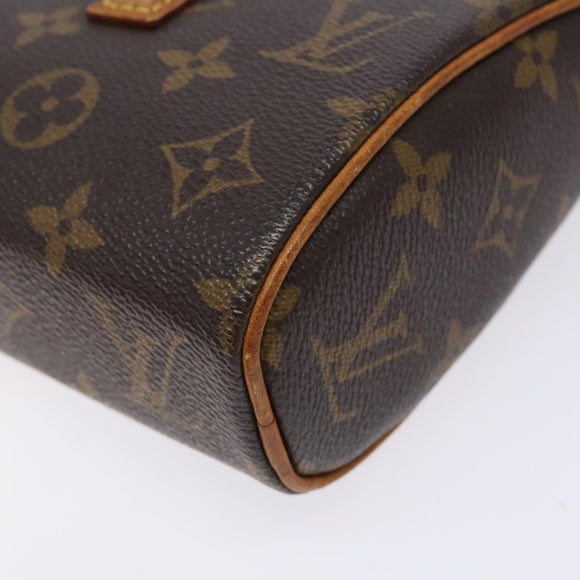 LOUIS VUITTON Monogram Sonatine Hand Bag M51902 LV Auth 138433