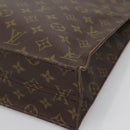 LOUIS VUITTON Monogram Sac Plat Hand Bag M51140 LV Auth 138439-9
