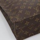 LOUIS VUITTON Monogram Sac Plat Hand Bag M51140 LV Auth 138439-14