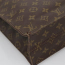 LOUIS VUITTON Monogram Sac Plat Hand Bag M51140 LV Auth 138439-16