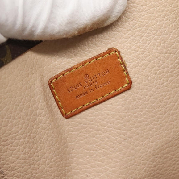 LOUIS VUITTON Monogram Sac Plat Hand Bag M51140 LV Auth 138439