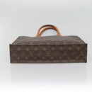 LOUIS VUITTON Monogram Sac Plat Hand Bag M51140 LV Auth 138439-5