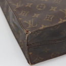 LOUIS VUITTON Monogram Sac Plat Hand Bag M51140 LV Auth 138440-14