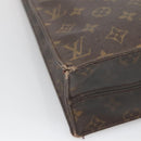 LOUIS VUITTON Monogram Sac Plat Hand Bag M51140 LV Auth 138440-16