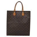LOUIS VUITTON Monogram Sac Plat Hand Bag M51140 LV Auth 138440-2