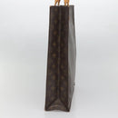 LOUIS VUITTON Monogram Sac Plat Hand Bag M51140 LV Auth 138440-4