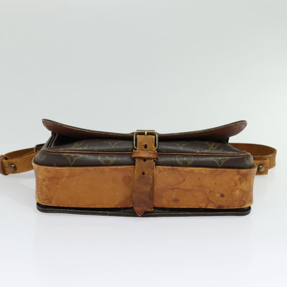 LOUIS VUITTON Monogram Cartouchiere GM Shoulder Bag M51252 LV Auth 138441