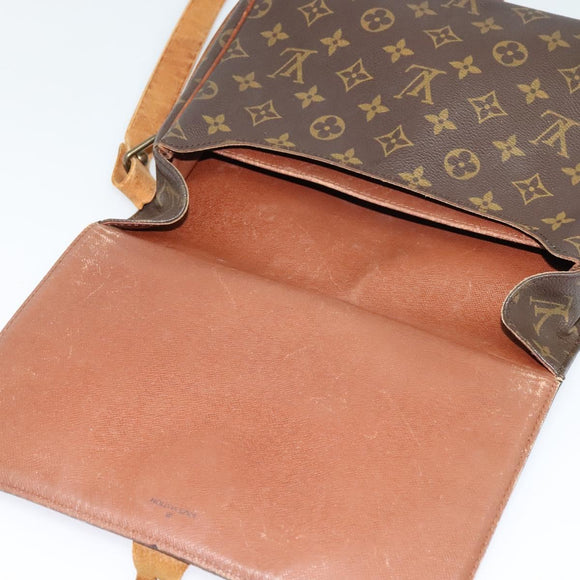LOUIS VUITTON Monogram Cartouchiere GM Shoulder Bag M51252 LV Auth 138441