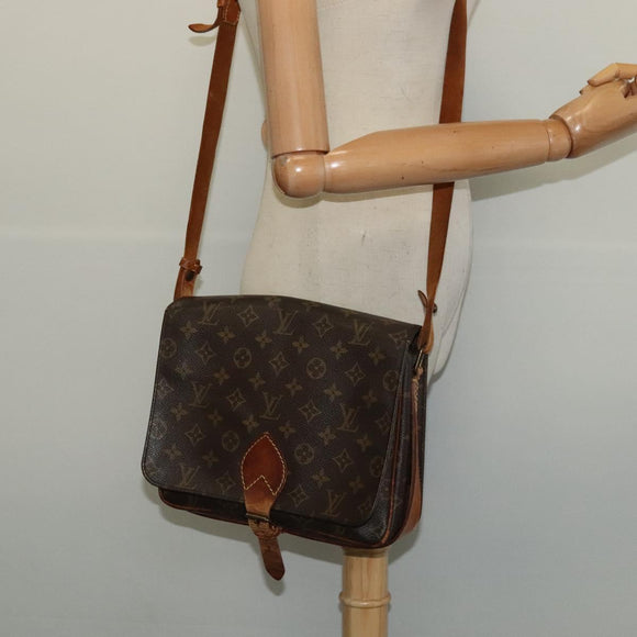 LOUIS VUITTON Monogram Cartouchiere GM Shoulder Bag M51252 LV Auth 138441