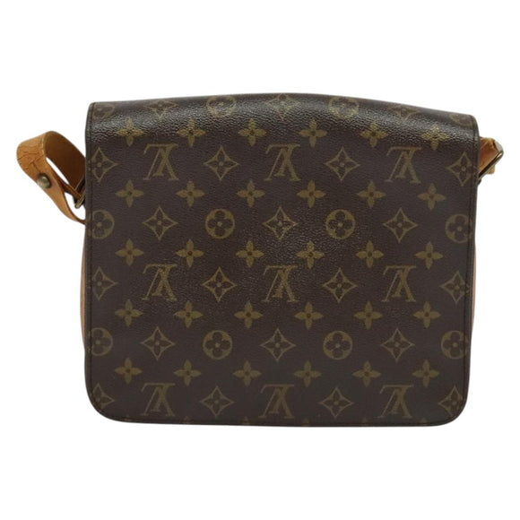 LOUIS VUITTON Monogram Cartouchiere GM Shoulder Bag M51252 LV Auth 138441