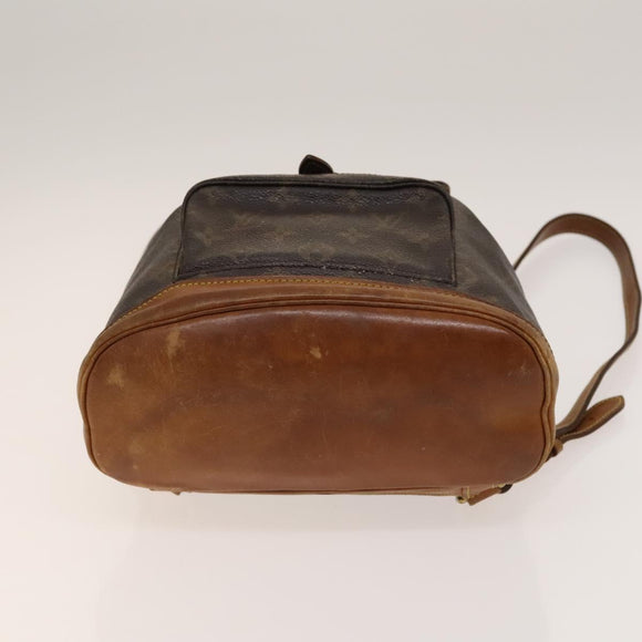 LOUIS VUITTON Monogram Montsouris MM Backpack M51136 LV Auth 138444